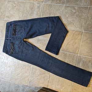 Flying Monkey Skinny Jeans w/Bling